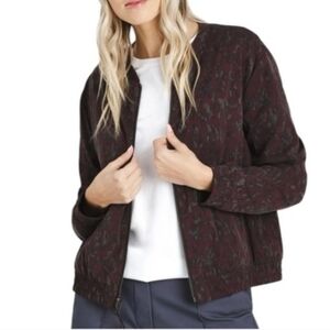 Kit and Ace City Silk Reversible Full Zip Bomber Jacket